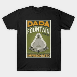 Dada Retro Matchbox Label Fountain #2 T-Shirt